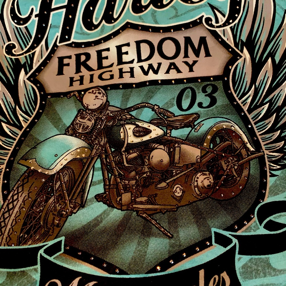 COPY - New Harley Davidson Freedom Hwy Bling 3XL
